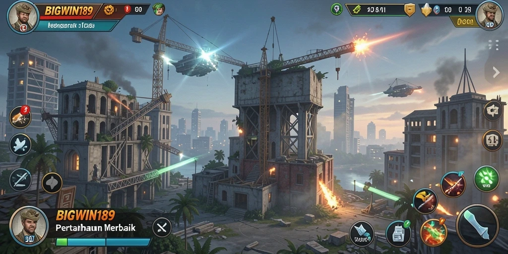 Tangkapan layar BIGWIN189 yang memperlihatkan gameplay menara pertahanan yang mendebarkan.
