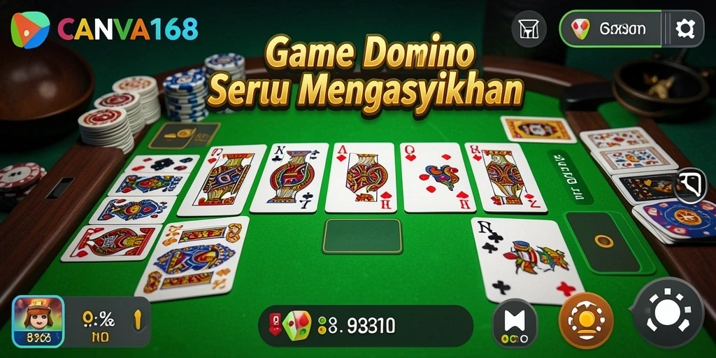 Tampilan gameplay seru di CANVA168 dengan pemain bersaing.