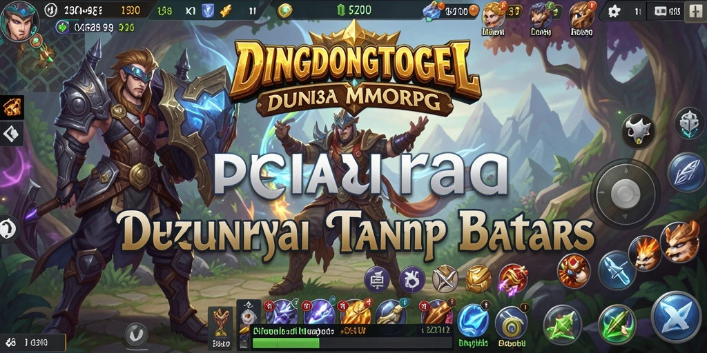 Tampilan gameplay DINGDONGTOGEL yang menakjubkan di dunia MMORPG.